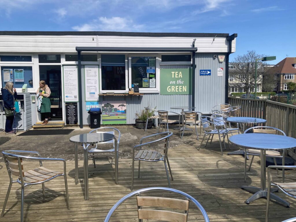 Beach gardens tea on the green