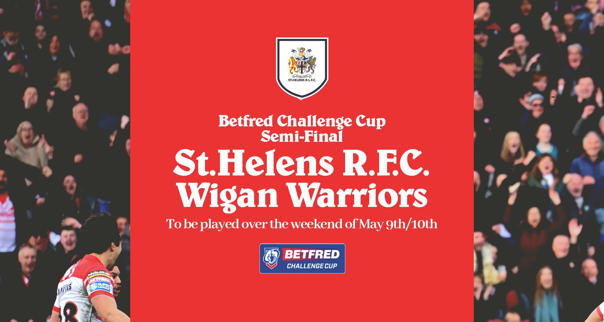 St.Helens to face Wigan in Challenge Cup Semi-Final