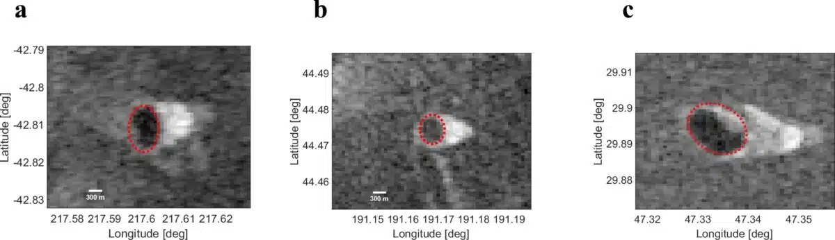 Comparison Of Magellan Sar Radar Responses From Different Pits