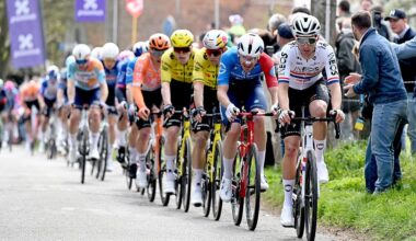 WAREGEM, BELGIUM - APRIL 01: Samuel Watson of Great Britain and Team INEOS Grenadiers competes during the 80th Dwars Door Vlaanderen 2026 - Men&amp;apos;s Elite a 184.6km one day race from Roeselare to Waregem / #UCIWT / on April 01, 2026 in Waregem, Belgium. (Photo by Dario Belingheri/Getty Images)