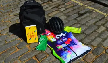 In The Drops: BBB Karma helmet, Le Col x Johan Museeuw kit, Chrome Extlek bag, Le Tour book and a concrete velodrome