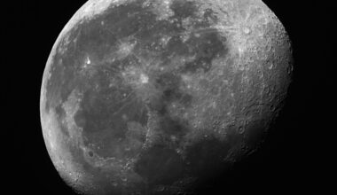 In an unusual perspective for an Earth-observing satellite, the Copernicus Sentinel-2 mission captures this image of Earth’s only natural satellite.