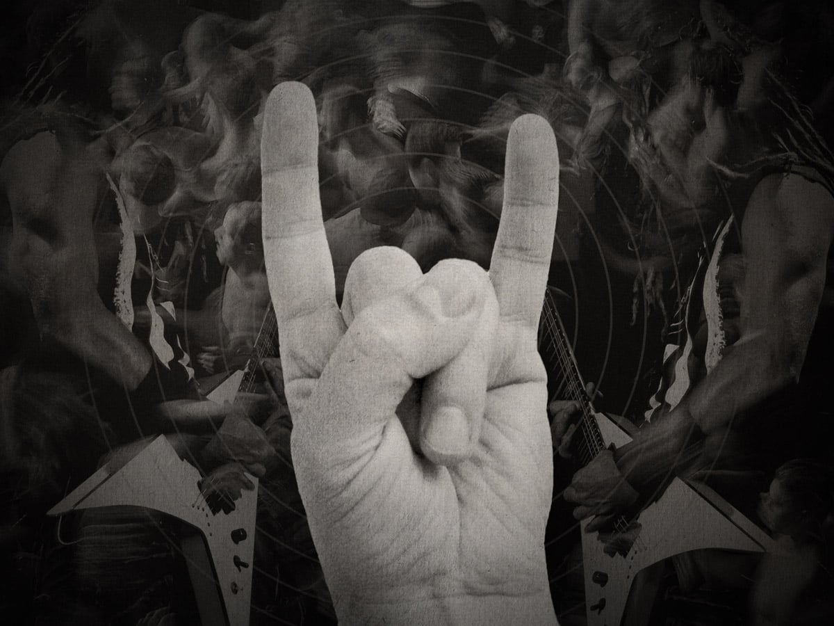 The real history behind the metal horns gesture