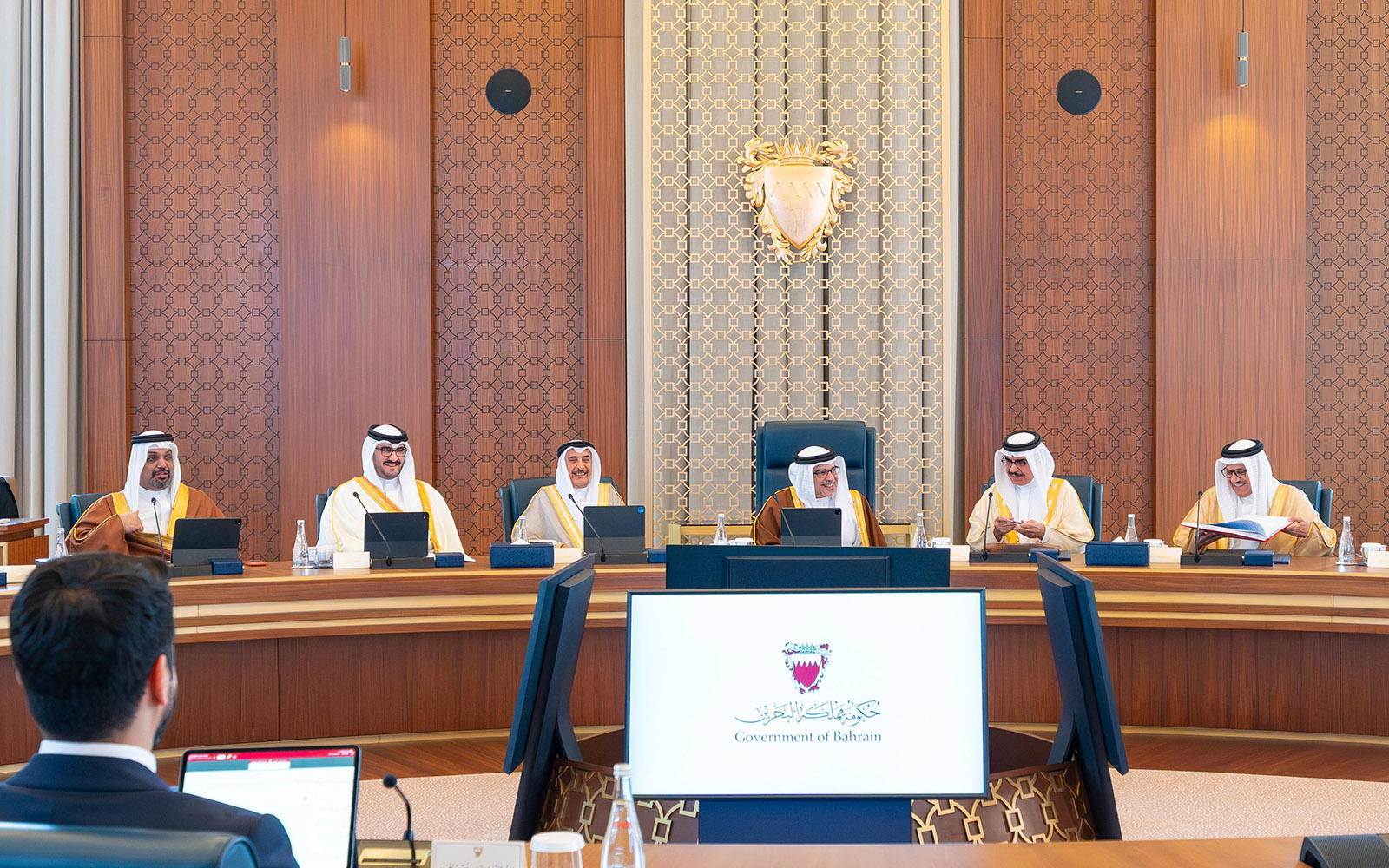 HRH the Crown Prince and Prime Minister chairs the weekly Cabinet Meeting
