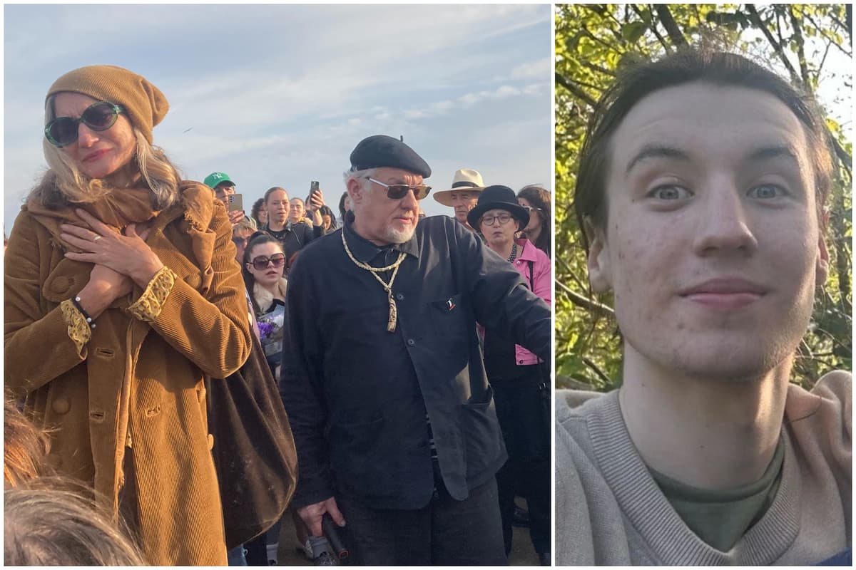 Madness star Suggs sings at vigil for student stabbed to death on Primrose Hill - London Evening Standard