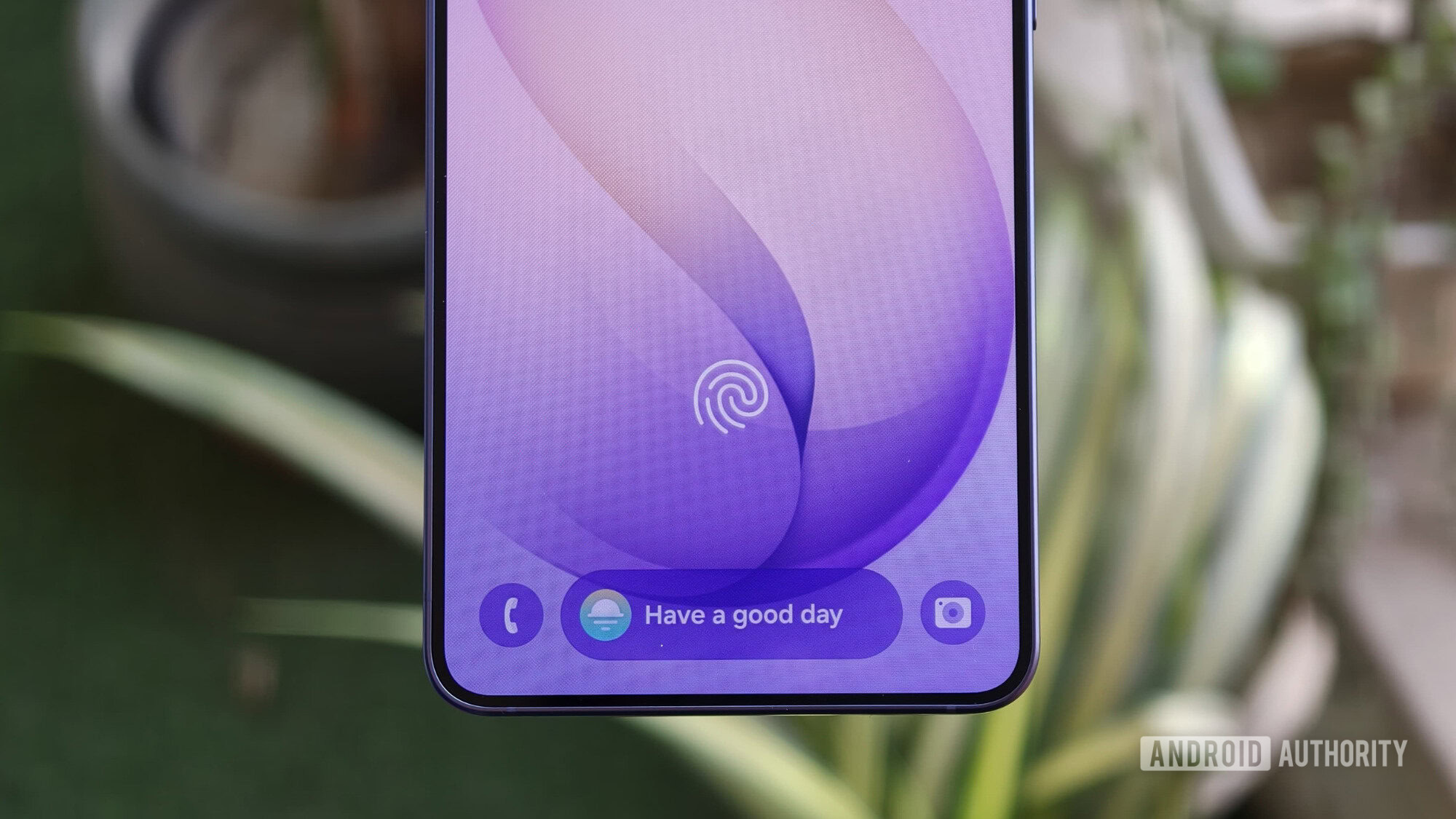 Fingerprint scanner on Samsung Galaxy S26
