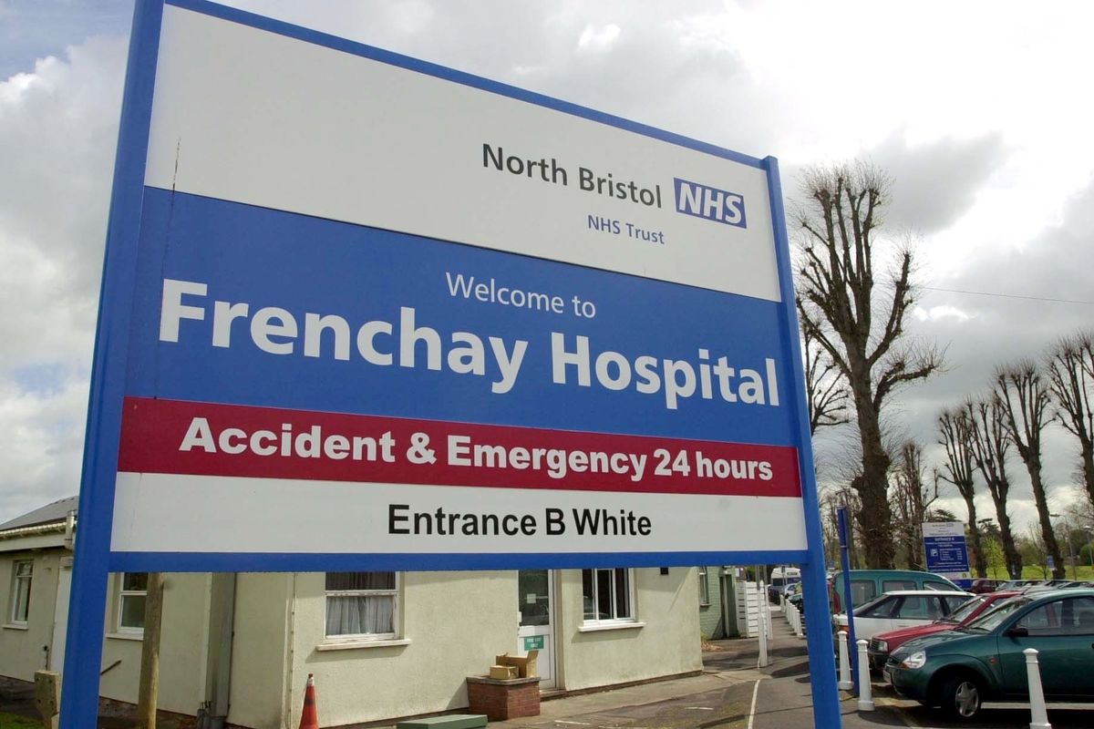 A sign for the former Frenchay Hospital