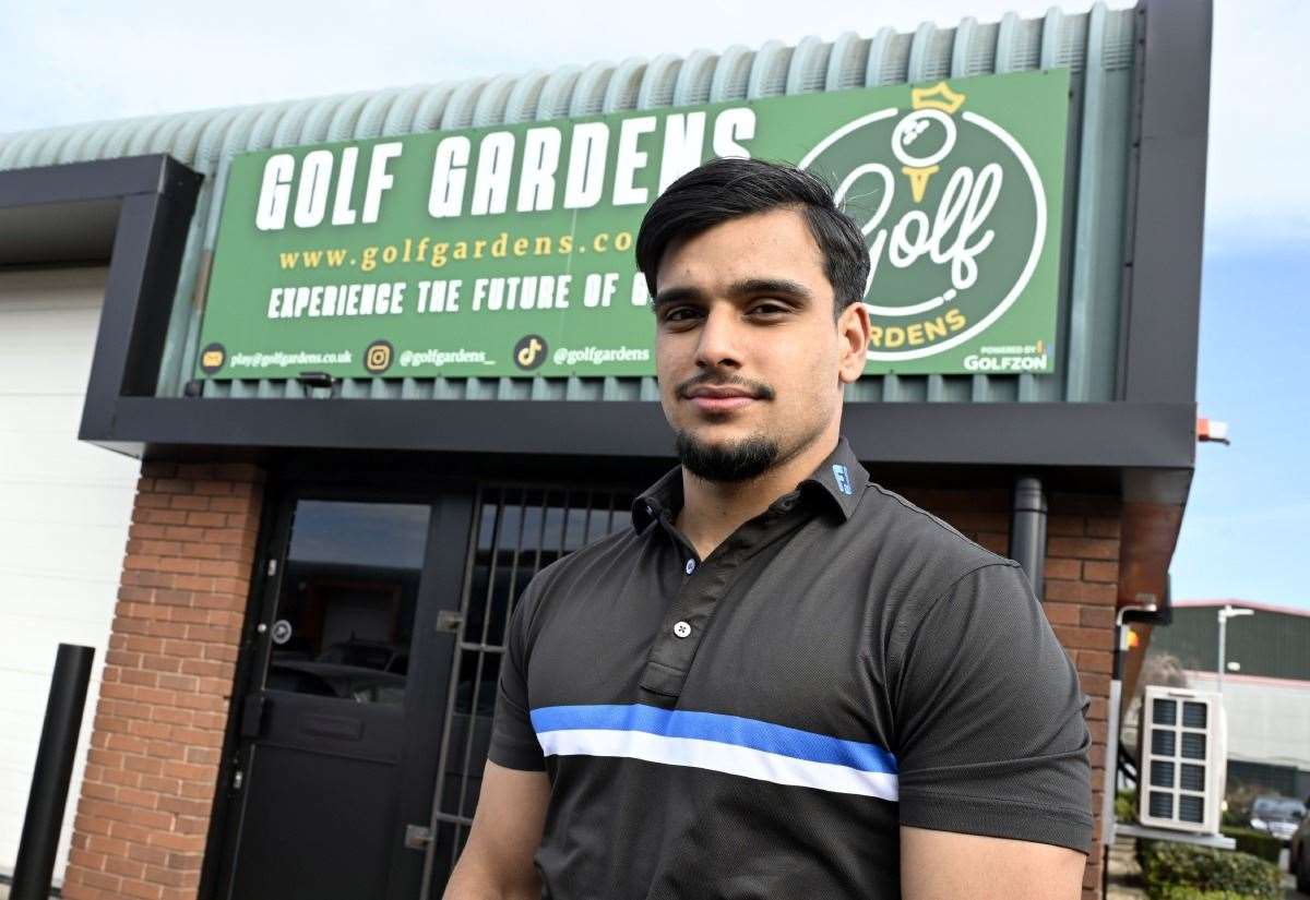 Golf Gardens opens at Springhead Enterprise Park in Gravesend with state-of-the-art Golfzon technology