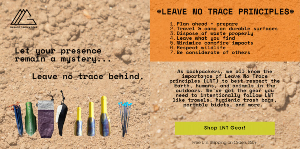 Garage Grown Gear LNT Gear