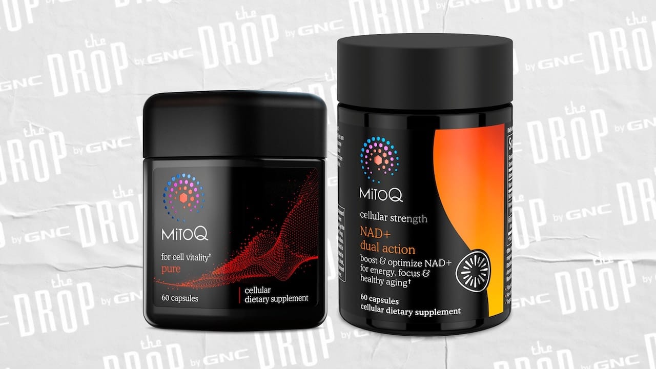 GNC MitoQ dietary supplements for cellular health