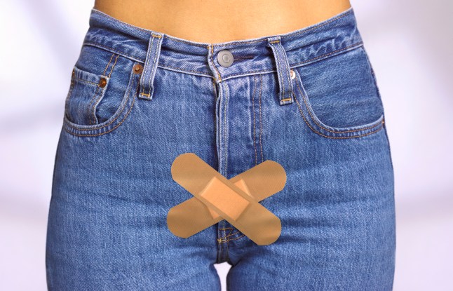 Woman with Sexually Transmitted Disease