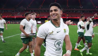 'That's certainly something Rassie Erasmus will look at'