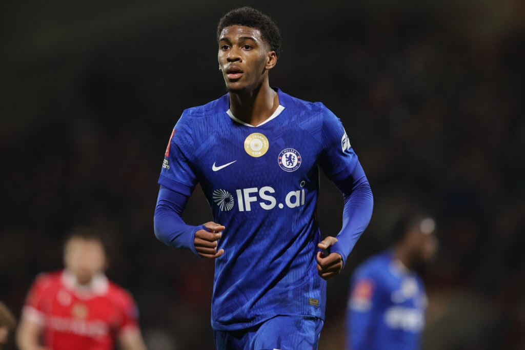 Josh Acheampong during the Emirates FA Cup Fifth Round match