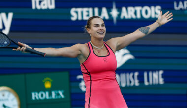 Sabalenka passes Evert on list of most consecutive weeks at No. 1