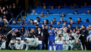 Liam Rosenior and Reece James react to Ryan Kavuma-McQueen's Chelsea debut