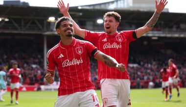 Morgan Gibbs-White says there is one player in the Nottingham Forest squad who never stops running