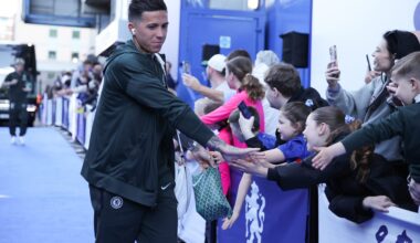 How Chelsea fans at Stamford Bridge reacted to Enzo Fernandez return vs Manchester United