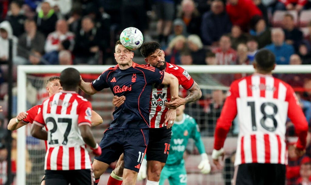 Nottingham Forest striker Chris Wood.