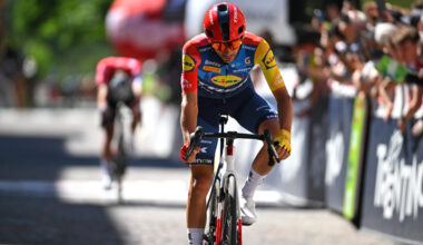 Matteo Sobrero second on the Queen stage at Tour of the Alps