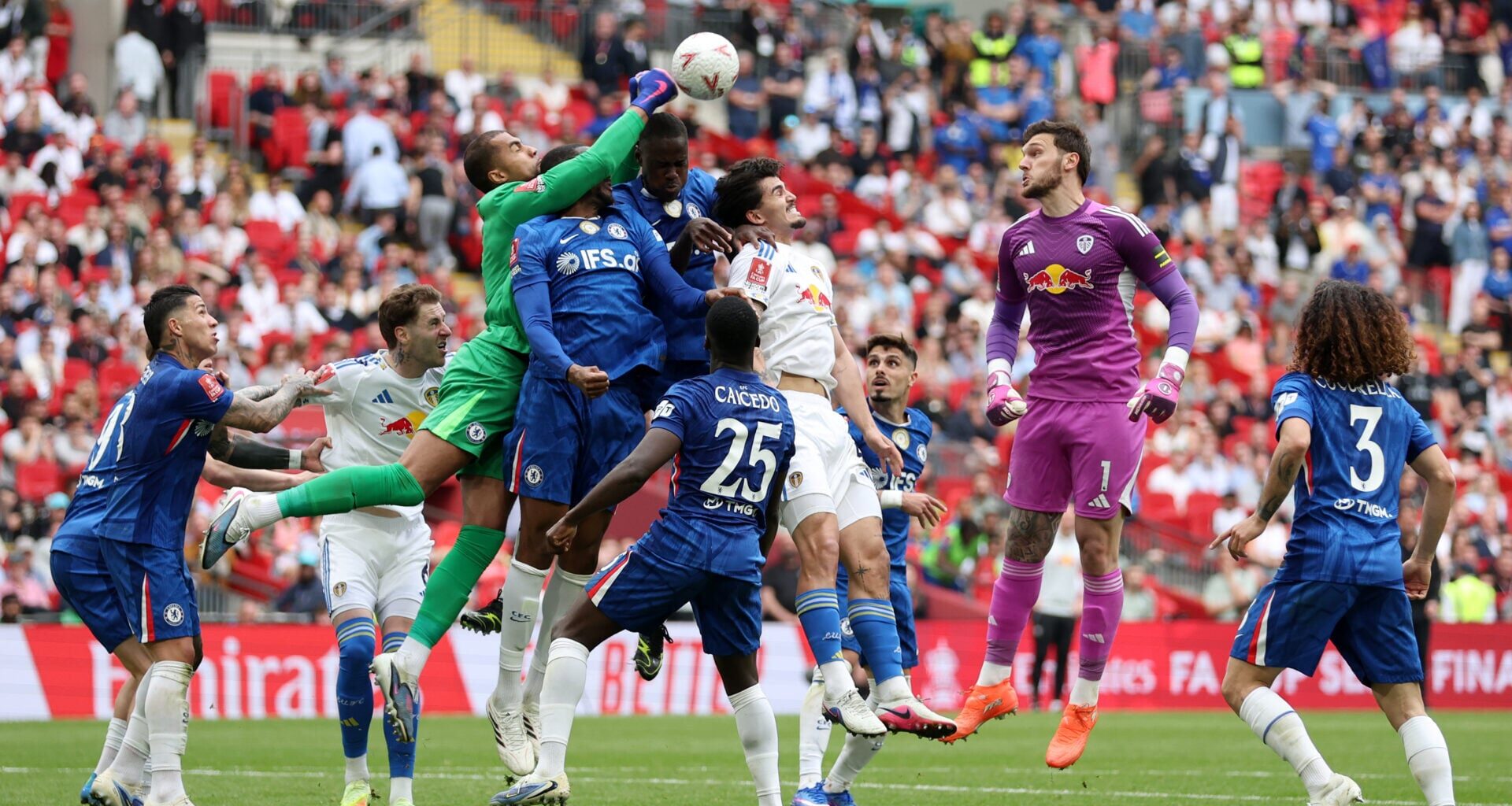 Robert Sanchez weighs up Chelsea's chances against Man City in FA Cup final
