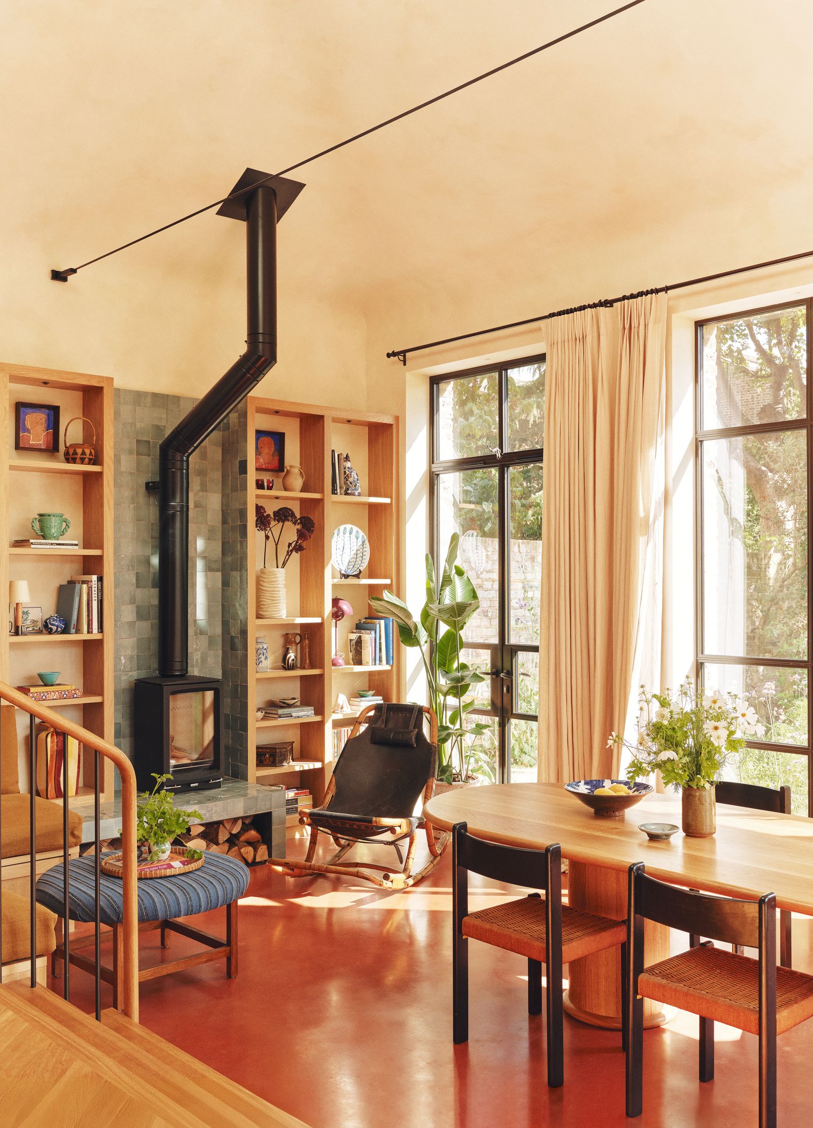 Image may contain Door Furniture Table Architecture Building Indoors Living Room Room Housing and Interior Design