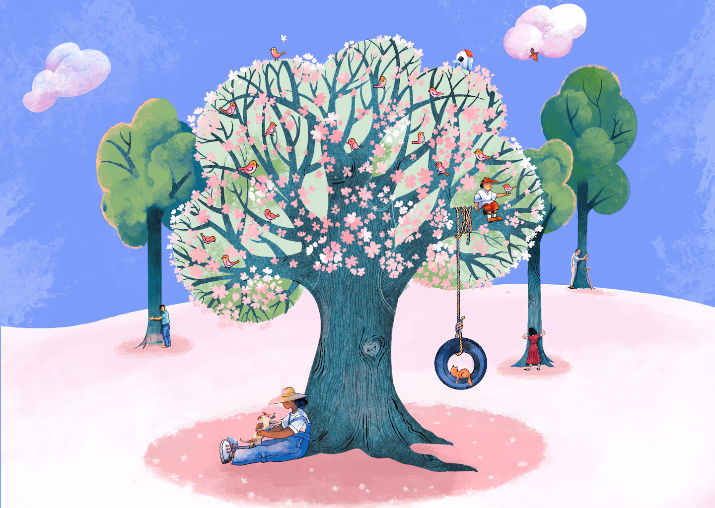 Why we become attached to trees