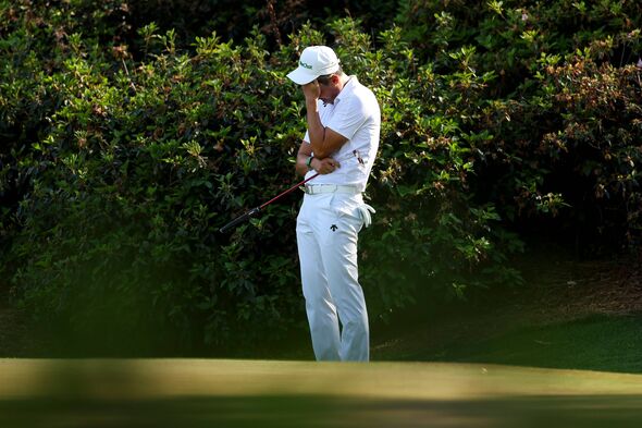 Haotong Li at the Masters