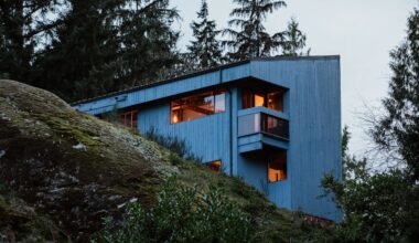 Bedrock House by Ambrose Reoch is a vertical response to a steep site