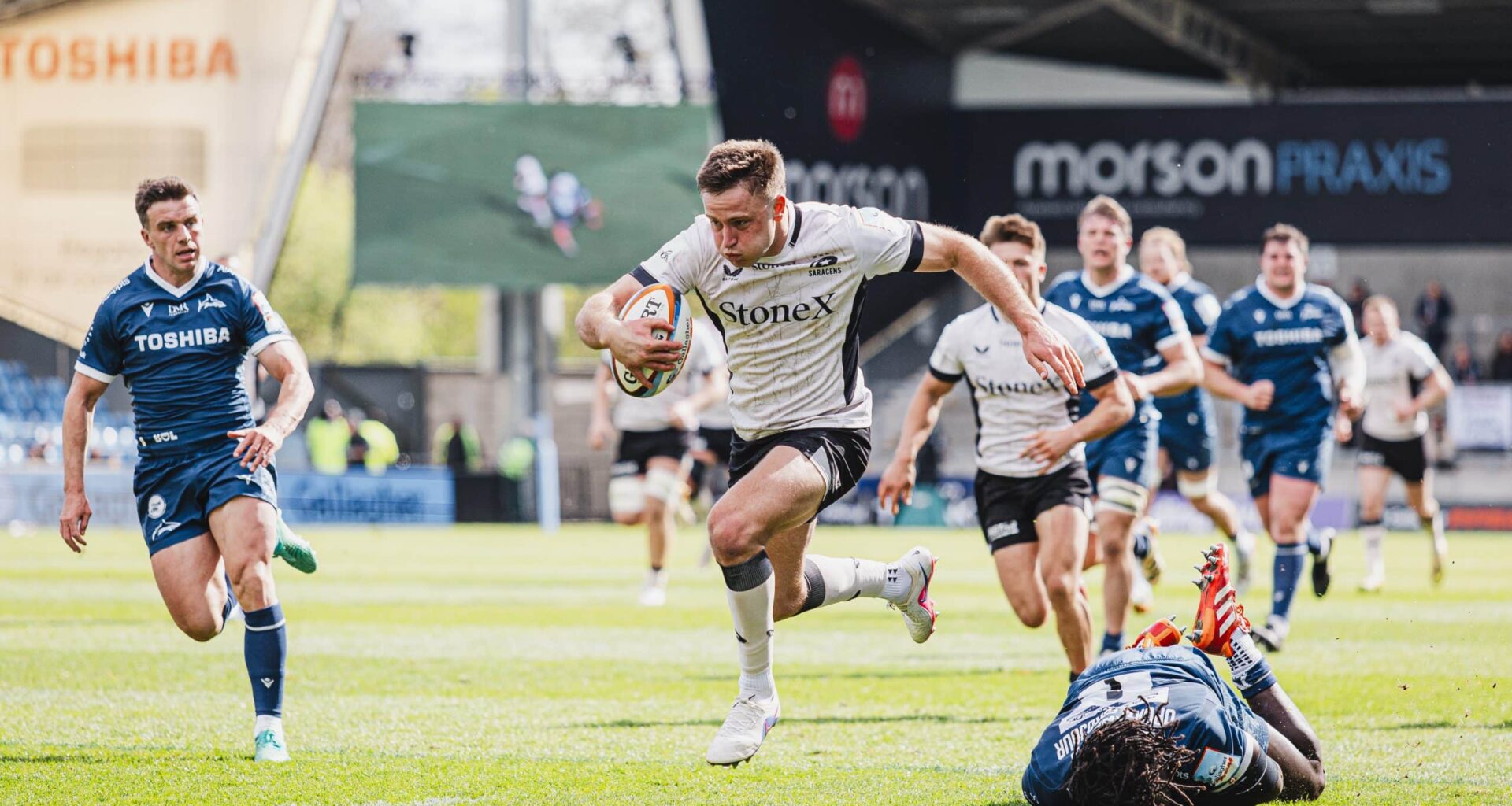 Sale Sharks v Saracens Premiership Rugby 2026 Photo: Juan Gasparini
