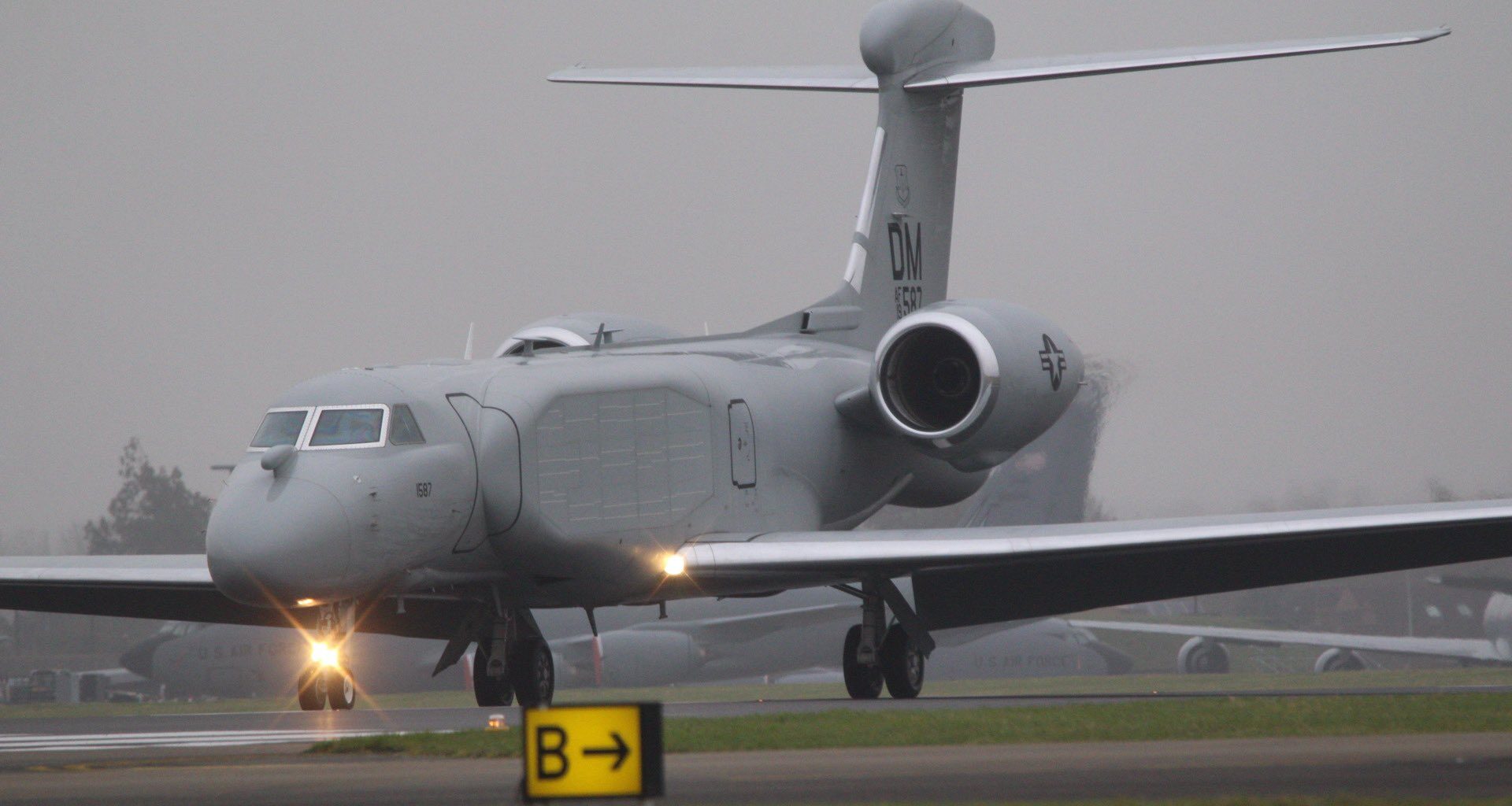 EA-37B Electronic Attack Planes Spotted in UK, Join Iran Fight