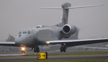 EA-37B Electronic Attack Planes Spotted in UK, Join Iran Fight