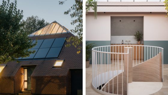 Khan Bonshek updates World Expo 1981 Pyramid House in Milton Keynes