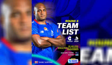 Mataele, Nasova return as Drua reshuffle for Crusaders clash – FBC News