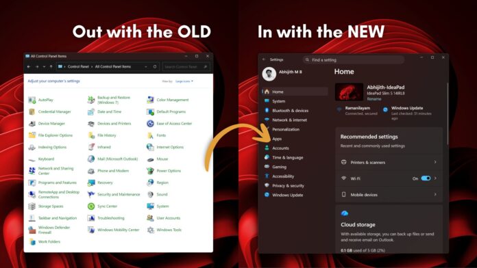 Microsoft confirms it's migrating all Control Panel settings to Windows 11 Settings app but there are roadblocks