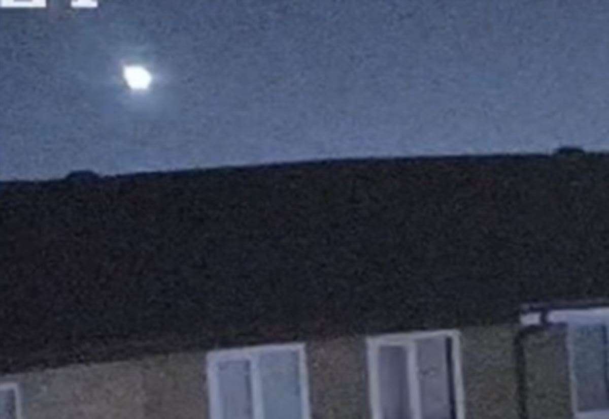 Meteorite seen over Kent sky before landing in North Sea