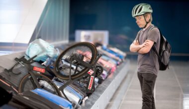 'The airport is essentially a giant bike crushing machine' - Dr Hutch runs his steed through the airport baggage gauntlet