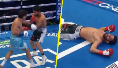 Jarrell Miller undercard produces KO of the Year as boxer left sprawled out on the canvas