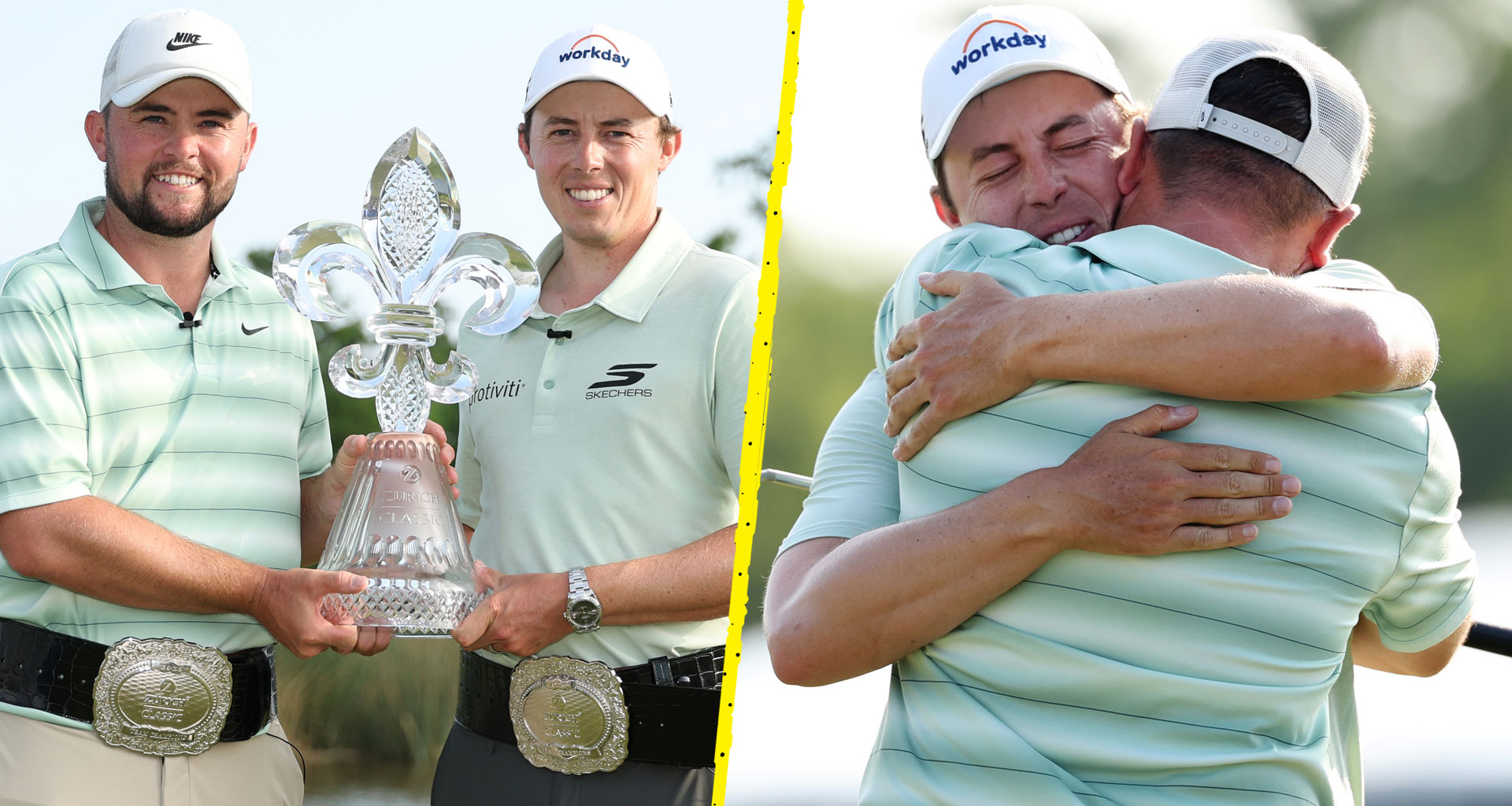 Emotional Fitzpatrick brothers win Zurich Classic - forcing Alex to cancel flights for schedule revamp