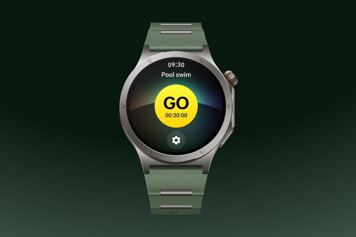 Official OnePlus Watch 4 image advertising its sports modes