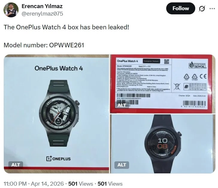 OnePlus Watch 4