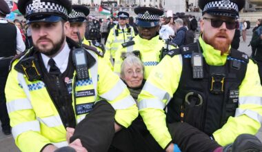 More than 500 arrested at protest against Palestine Action ban in London