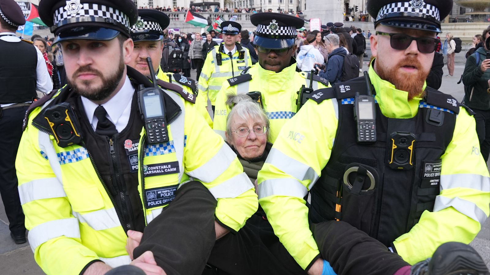 More than 500 arrested at protest against Palestine Action ban in London