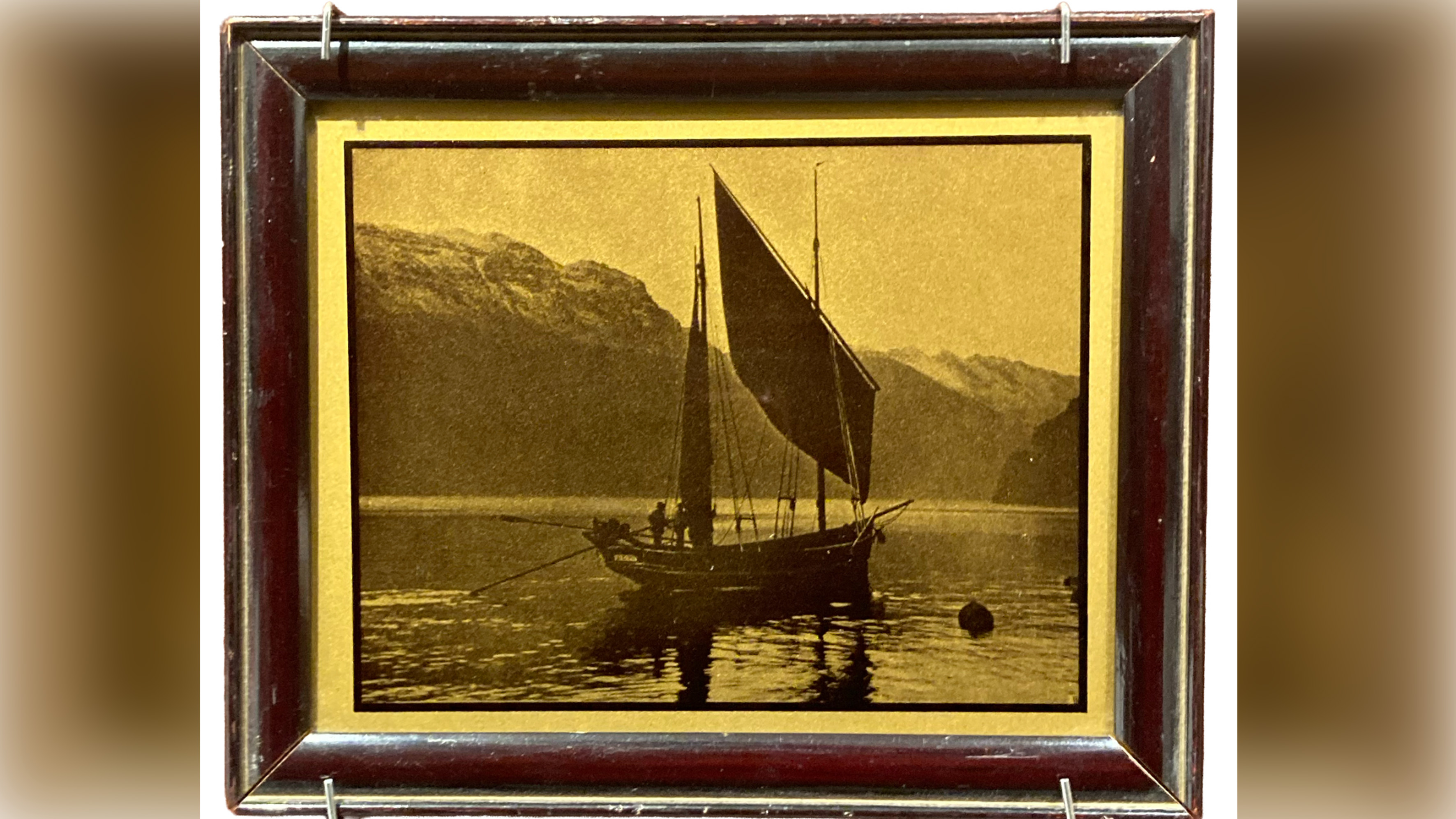 A boat on a lake.