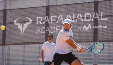 Casper Ruud prepares at the Rafa Nadal Academy to defend his crown at the Mutua Madrid Open