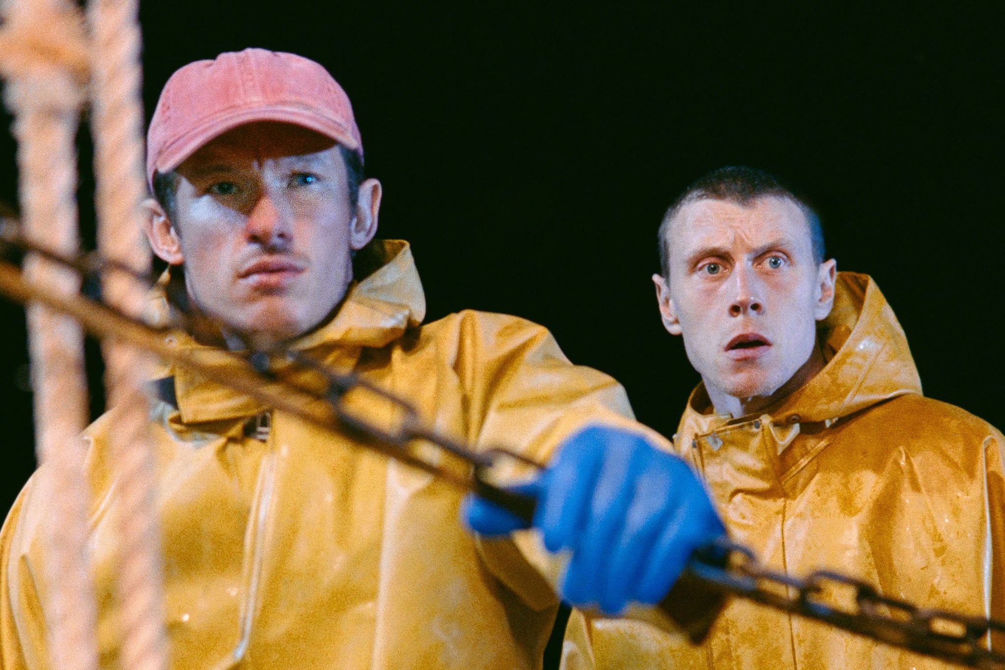 Callum Turner and George MacKay in Mark Jenkin’s ‘Rose of Nevada’