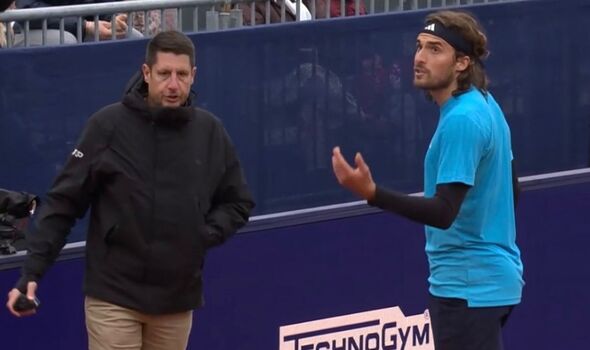 Renaud Lichtenstein Stefanos Tsitsipas Munich Open Renaud Lichtenstein Stefanos Tsitsipas Munich Open