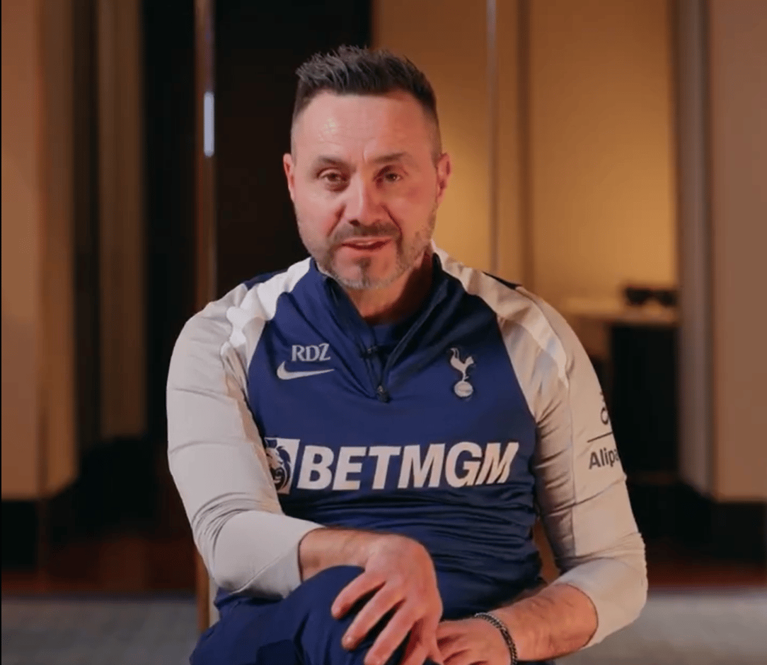 Roberto De Zerbi sends first message to Tottenham fans as new manager arrives - standard.co.uk