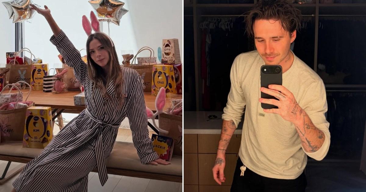 Victoria Beckham's lavish Easter celebration omits Brooklyn with pointedly personalised gifts