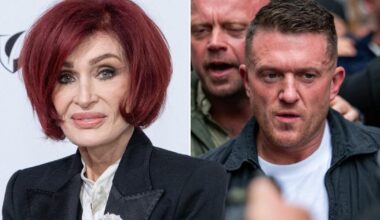 Sharon Osbourne attending aTommy Robinson march proves Kneecap were right