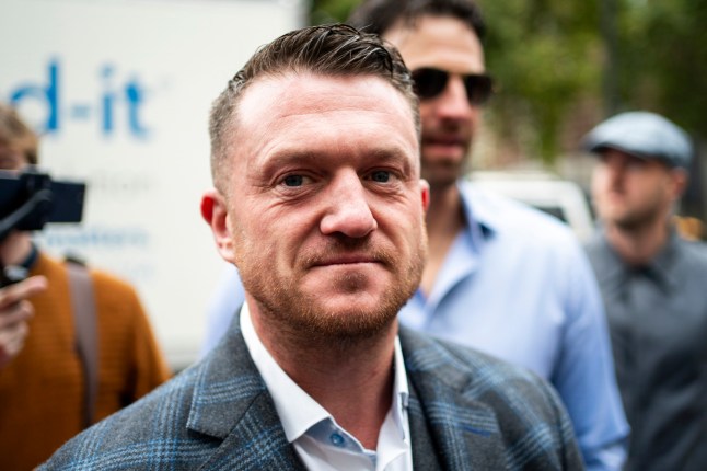 Tommy Robinson, whose real name is Stephen Yaxley-Lennon, arrives at Westminster Magistrates' Court, central London, after he was charged with failing to provide the Pin to his phone following an incident in Folkestone on Sunday July 28 2024 when Kent Police officers stopped him under Schedule 7 of the Terrorism Act 2000. Picture date: Tuesday October 14, 2025. PA Photo. Photo credit should read: Ben Whitley/PA Wire